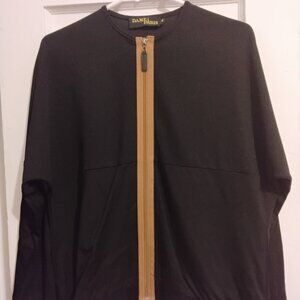 Black Zip Up Cardigan
